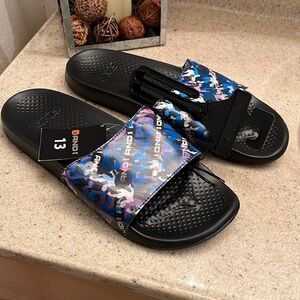 AND 1 brand size 13 slip on sandals- NWT